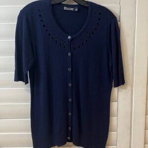 Navy Blue New York & Company Top